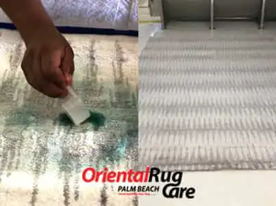 Antique Rug Sport Cleaning